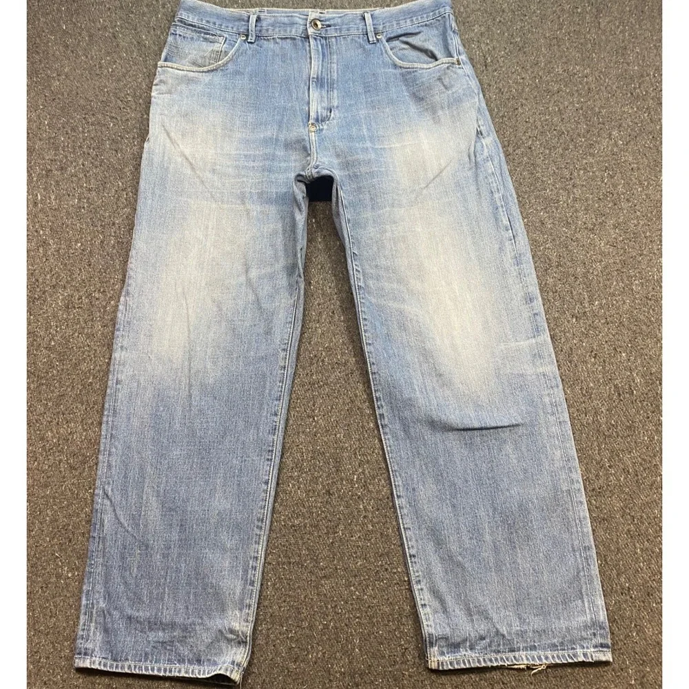 Sean John Jeans Sz 40 Mens Blue Streetwear Baggy Y2K Skater Hip Hop Denim